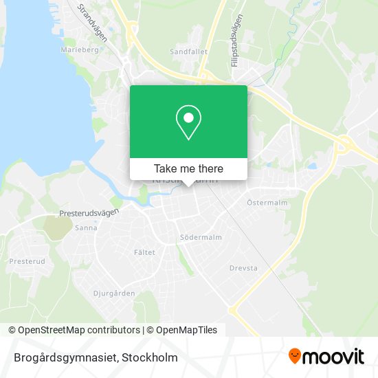 Brogårdsgymnasiet map