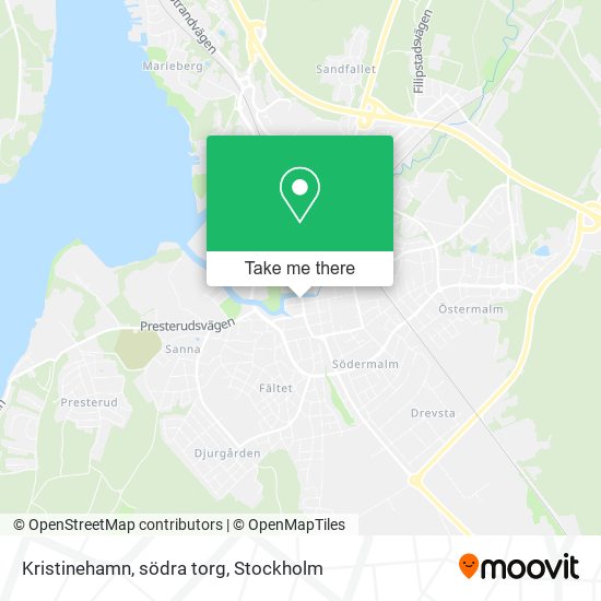 Kristinehamn, södra torg map