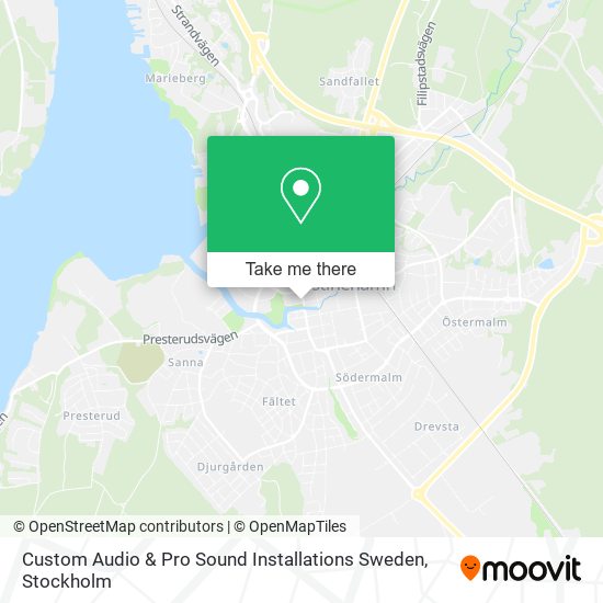 Custom Audio & Pro Sound Installations Sweden map