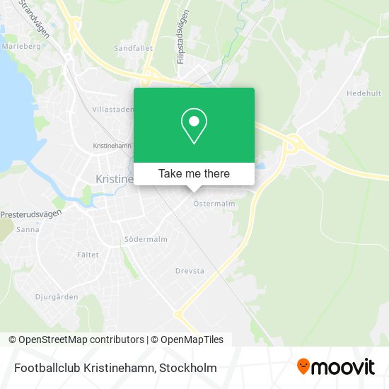 Footballclub Kristinehamn map