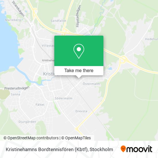 Kristinehamns Bordtennisfören (Kbtf) map