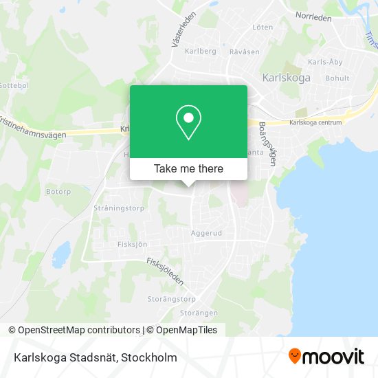 Karlskoga Stadsnät map