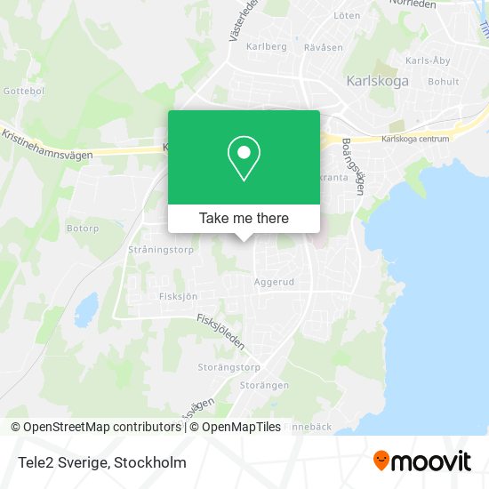 Tele2 Sverige map