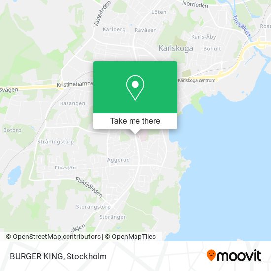 BURGER KING map