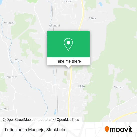 Fritidsladan Macpejo map