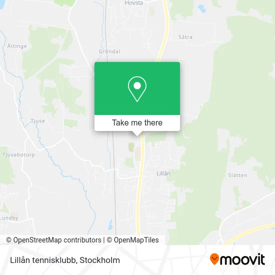 Lillån tennisklubb map