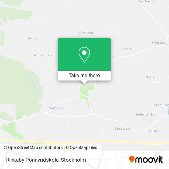 Rinkaby Ponnyridskola map