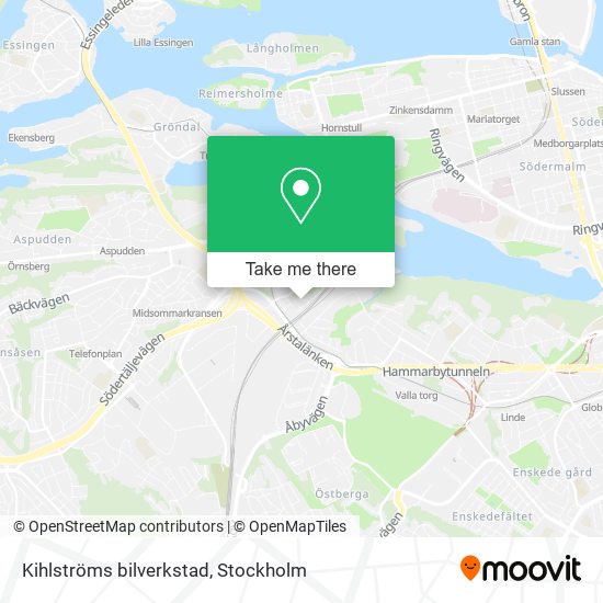 Kihlströms bilverkstad map