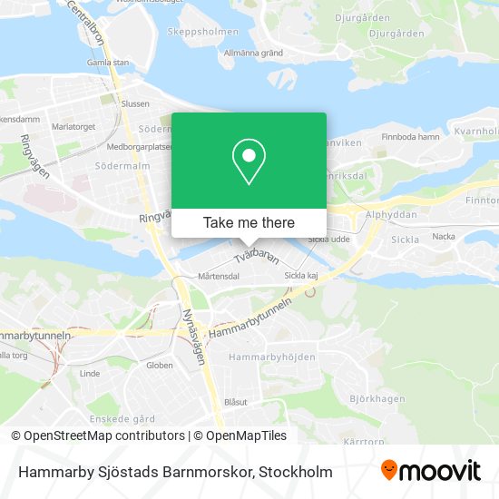 Hammarby Sjöstads Barnmorskor map