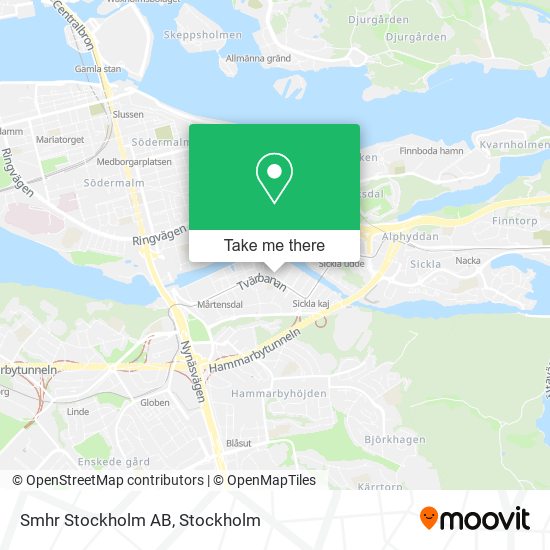 Smhr Stockholm AB map