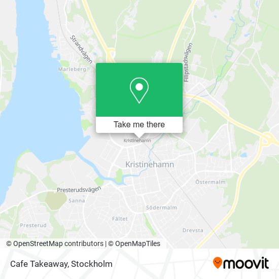 Cafe Takeaway map