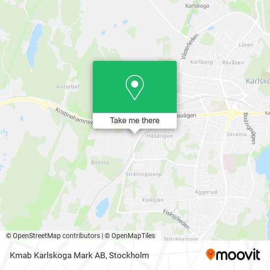 Kmab Karlskoga Mark AB map