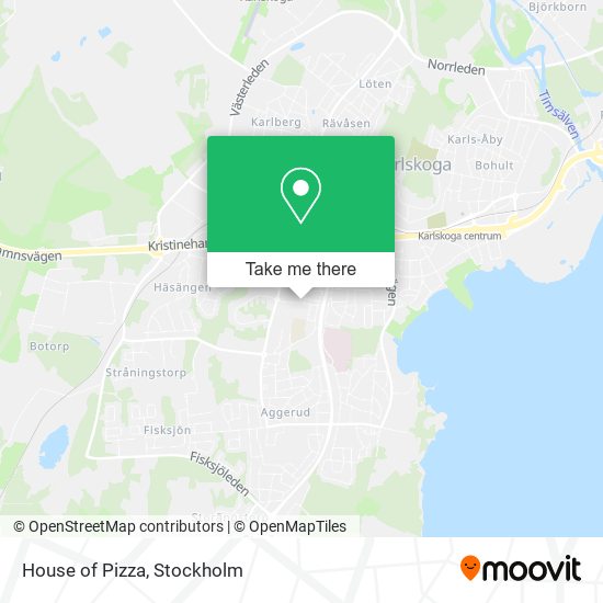 House of Pizza map