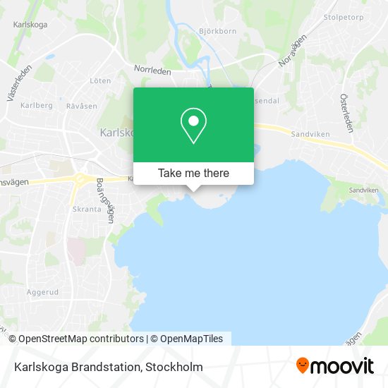 Karlskoga Brandstation map