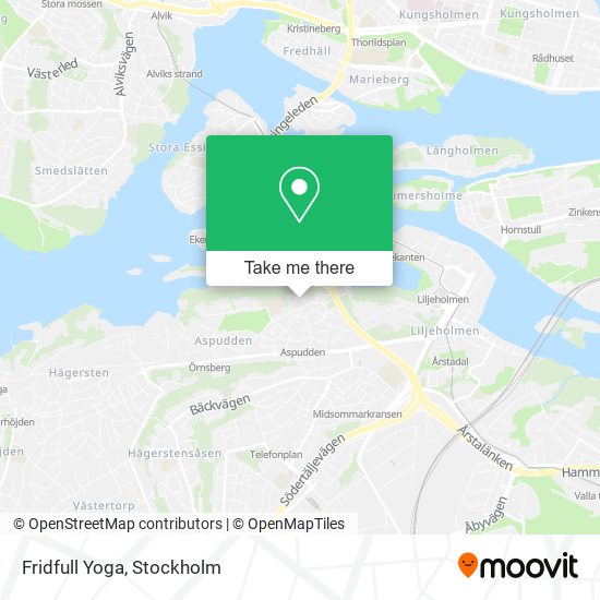 Fridfull Yoga map