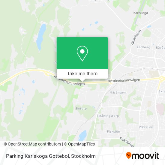 Parking Karlskoga Gottebol map