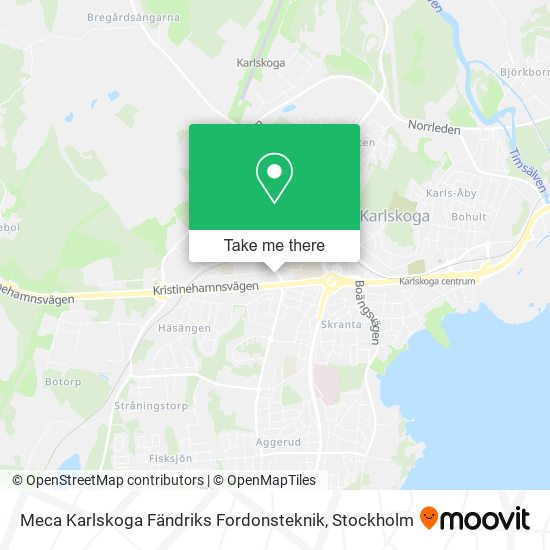 Meca Karlskoga Fändriks Fordonsteknik map