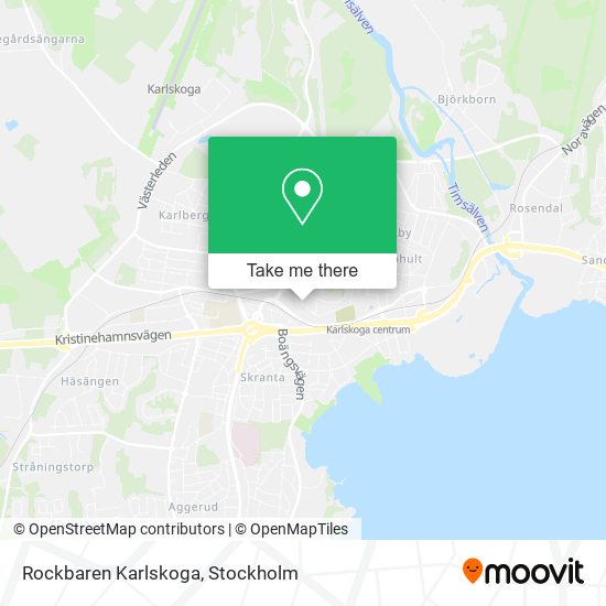 Rockbaren Karlskoga map