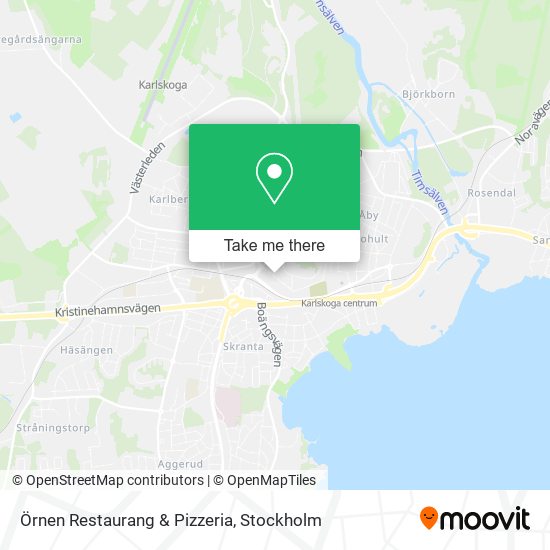 Örnen Restaurang & Pizzeria map