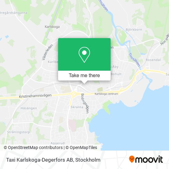 Taxi Karlskoga-Degerfors AB map