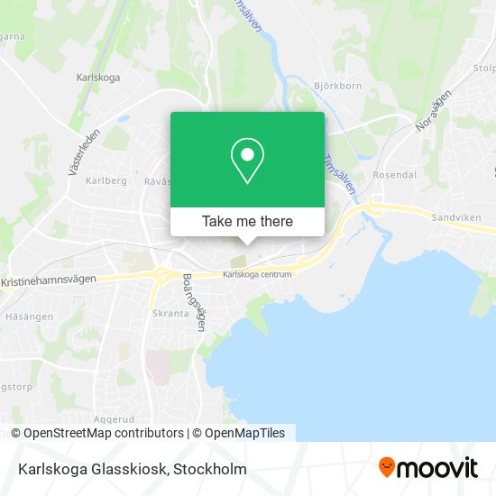 Karlskoga Glasskiosk map