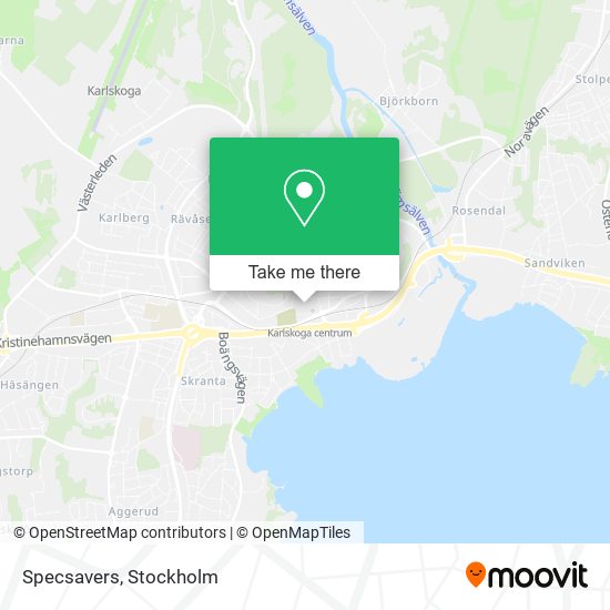 Specsavers map