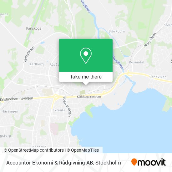 Accountor Ekonomi & Rådgivning AB map