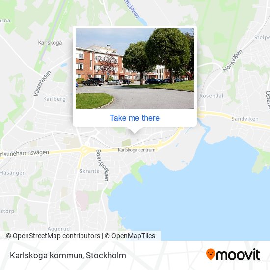 Karlskoga kommun map