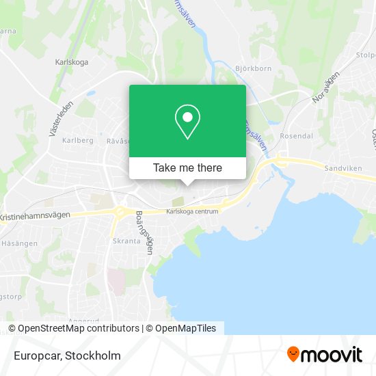 Europcar map