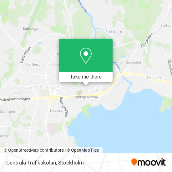Centrala Trafikskolan map