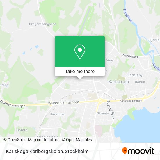 Karlskoga Karlbergskolan map