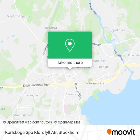 Karlskoga Spa Klorofyll AB map