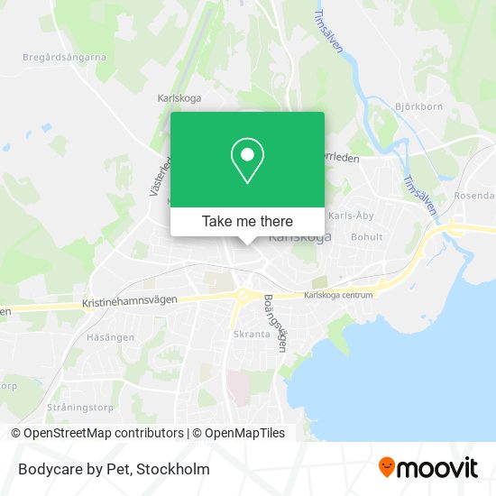 Bodycare by Pet map