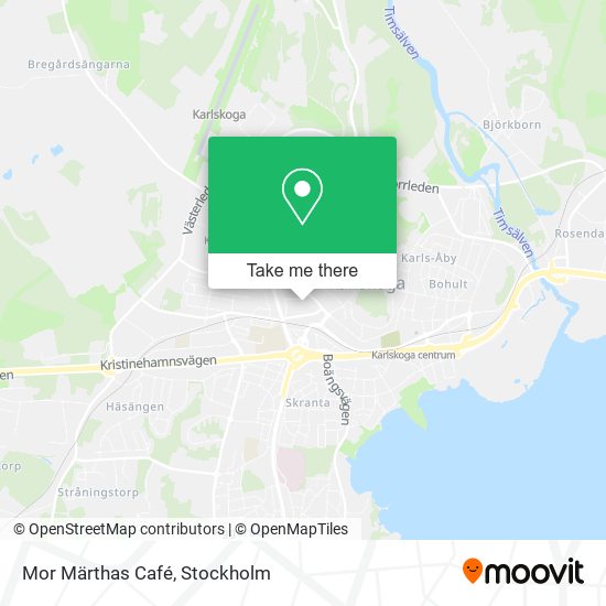 Mor Märthas Café map