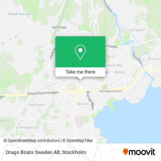 Drago Boats Sweden AB map