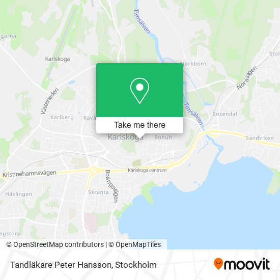 Tandläkare Peter Hansson map