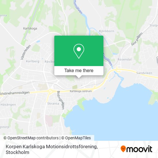 Korpen Karlskoga Motionsidrottsförening map