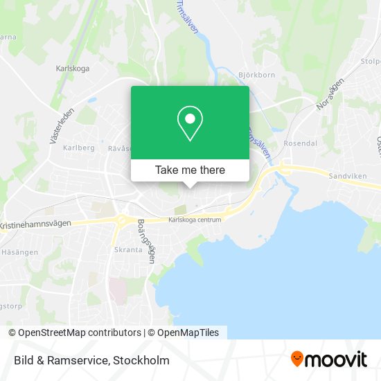 Bild & Ramservice map