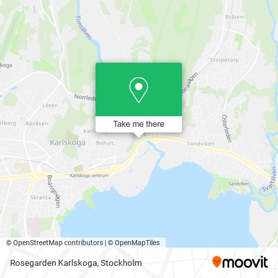 Rosegarden Karlskoga map