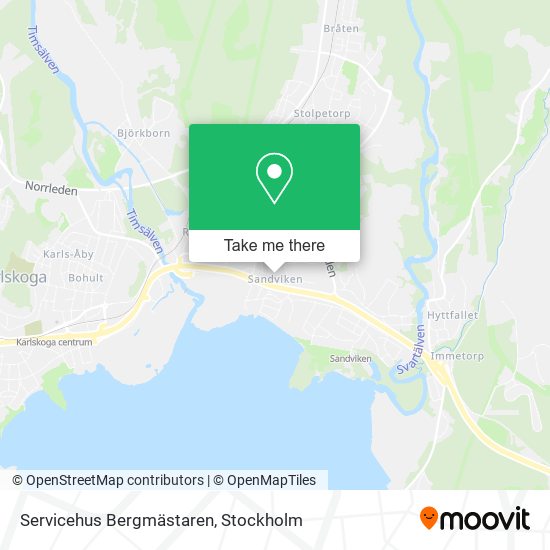 Servicehus Bergmästaren map