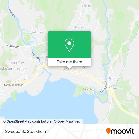 Swedbank map