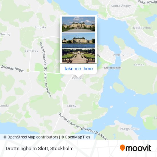 Drottningholm Slott map