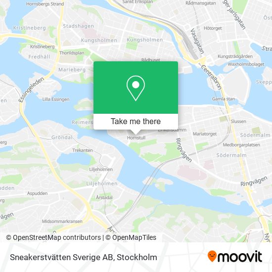 Sneakerstvätten Sverige AB map