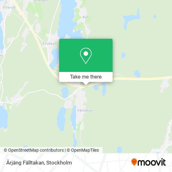 Årjäng Fälltakan map
