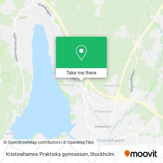 Kristinehamns Praktiska gymnasium map