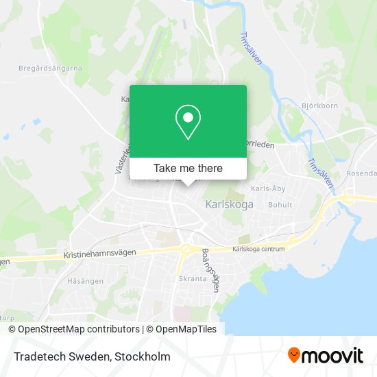 Tradetech Sweden map