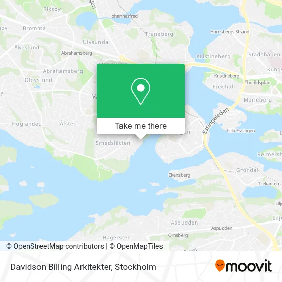 Davidson Billing Arkitekter map