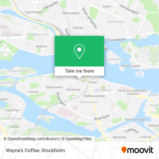 Wayne's Coffee map