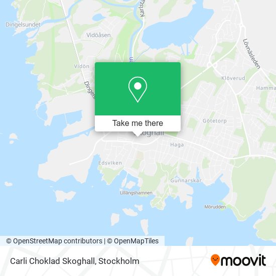 Carli Choklad Skoghall map