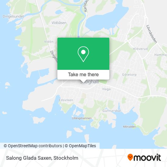 Salong Glada Saxen map